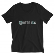 Little Yogi - Unisex Short Sleeve V-Neck T-Shirt